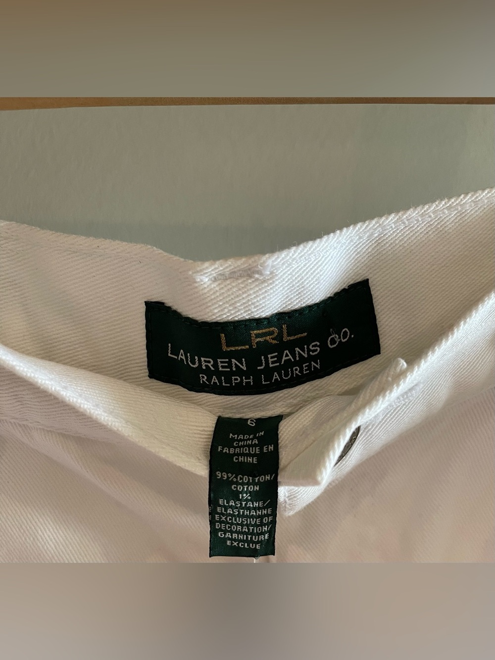 Ralph Lauren  White Denim Pencil Skirt size 6 - Picture 3 of 5